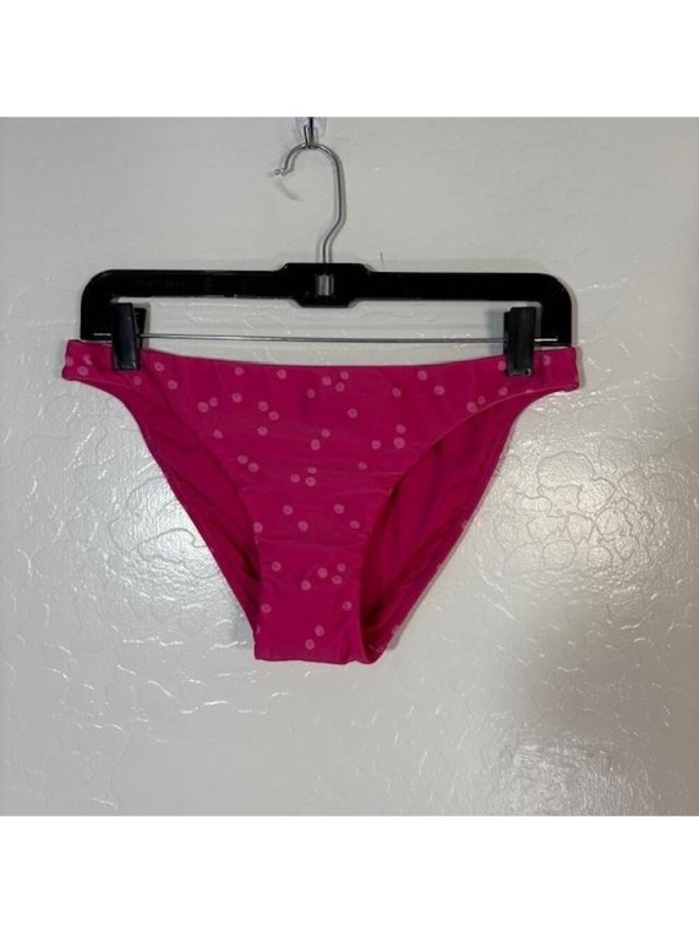 ViX Paula Hermanny Brigitte Bikini Bottom Womens Large Pink Full Fuchsia Swim